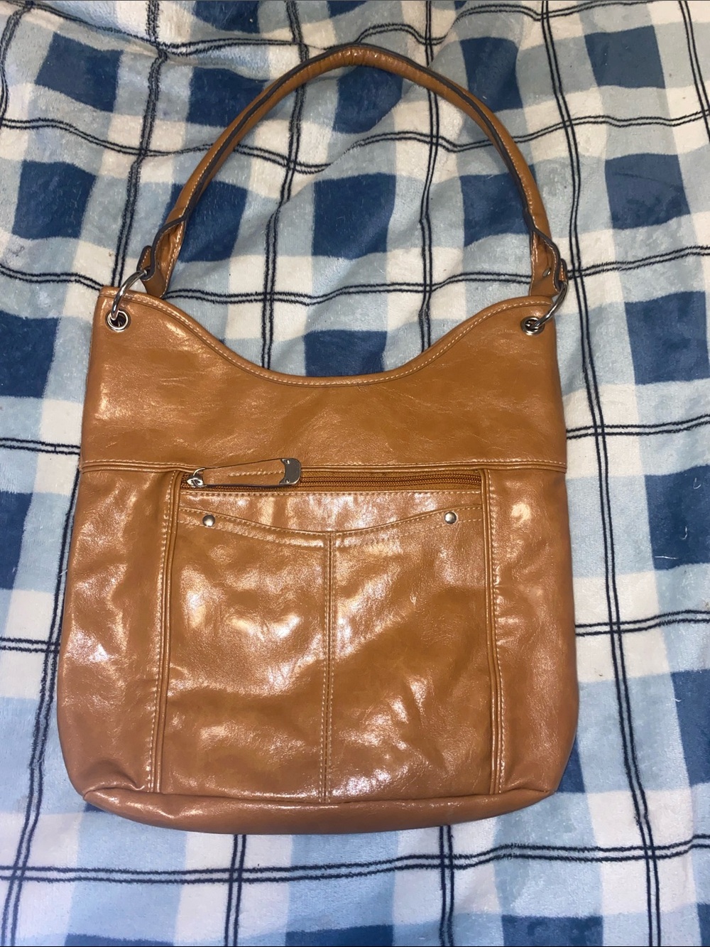 croft & barrow Tan Shoulder Tote Bag